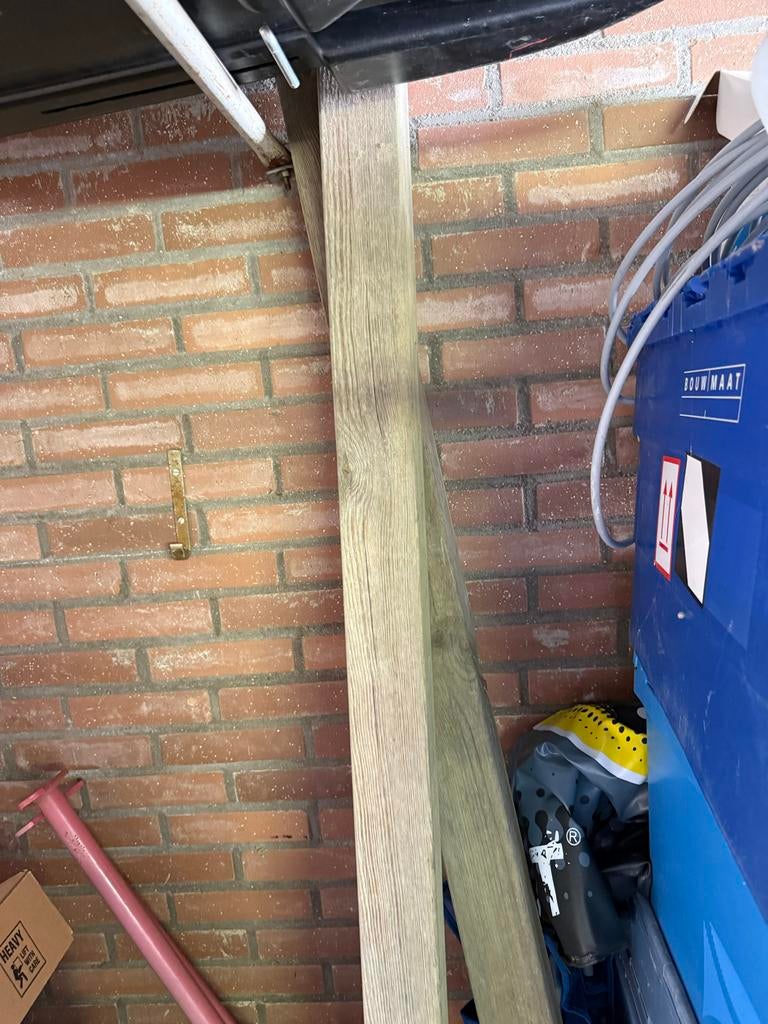 Koprol klimrek - Houten klimrek voor buiten, Ophalen, Gebruikt, Klimwand