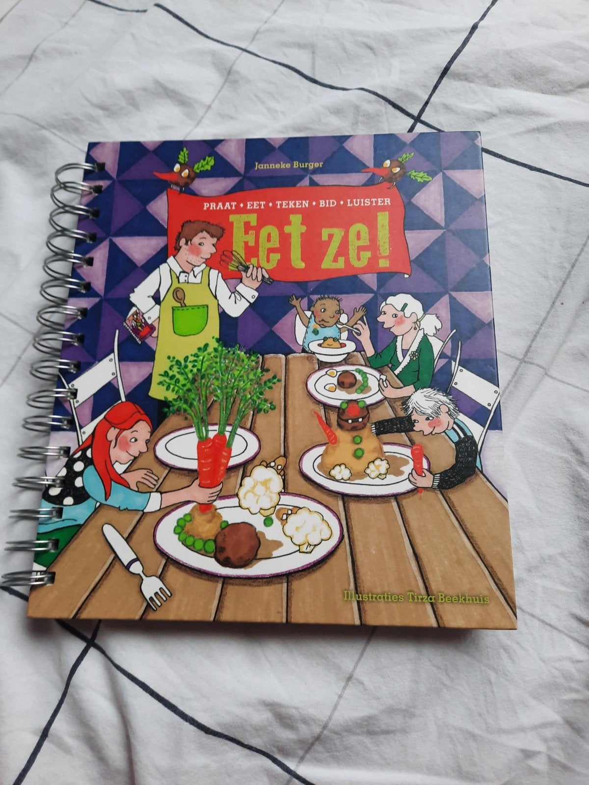 Janneke Burger - Eet ze!, Boeken, Kinderboeken | Jeugd | onder 10 jaar, Zo goed als nieuw, Non-fictie, Ophalen of Verzenden