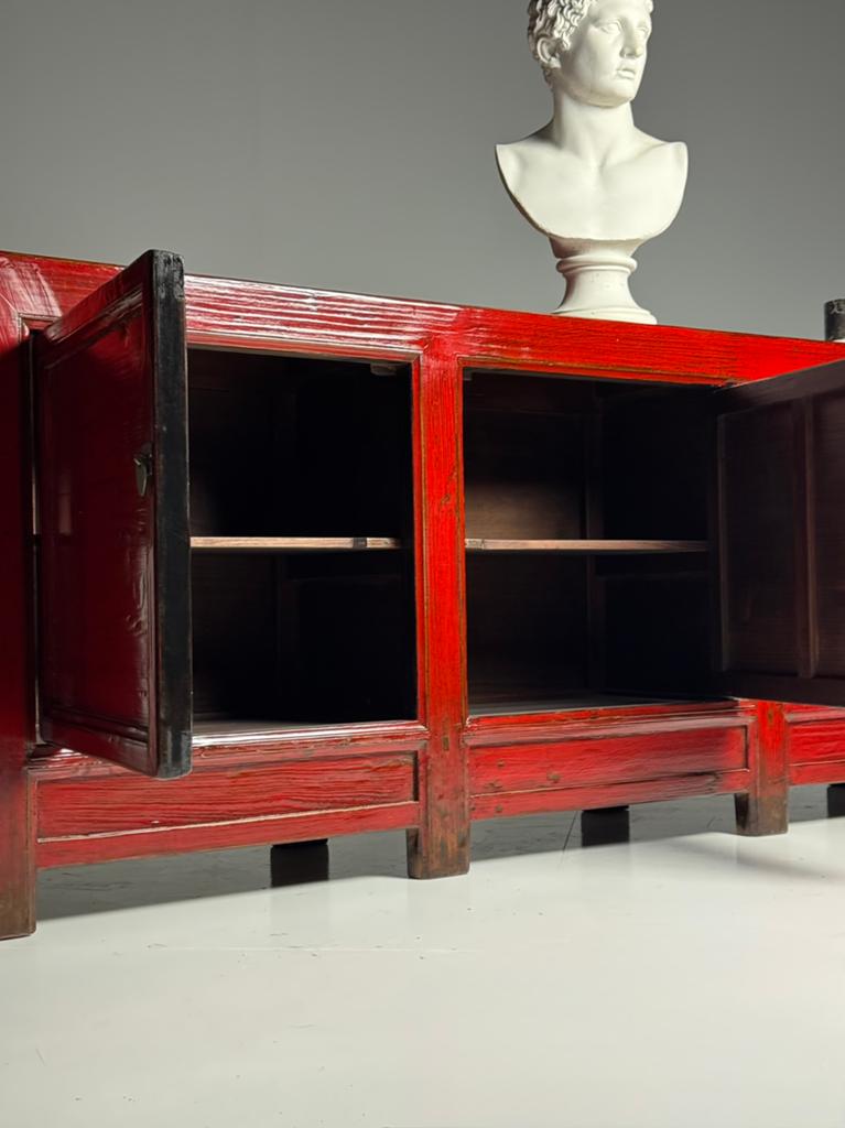 Chinees Dressoir Rood gelakt, Ophalen