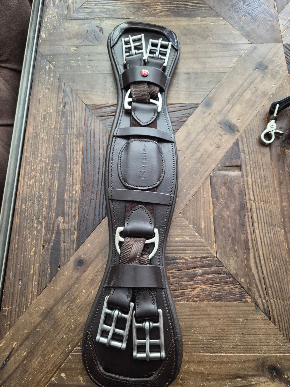Dressuursingel rossner ease 45 cm, Dieren en Toebehoren, Paarden en Pony's | Hoofdstellen en Tuigage, Ophalen of Verzenden, Bruin