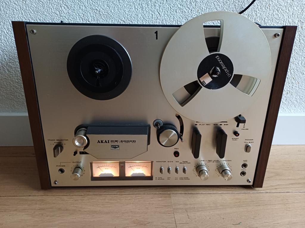 Akai GX-4000D Bandrecorder - Vintage Audio, Ophalen of Verzenden, Bandrecorder, Met banden