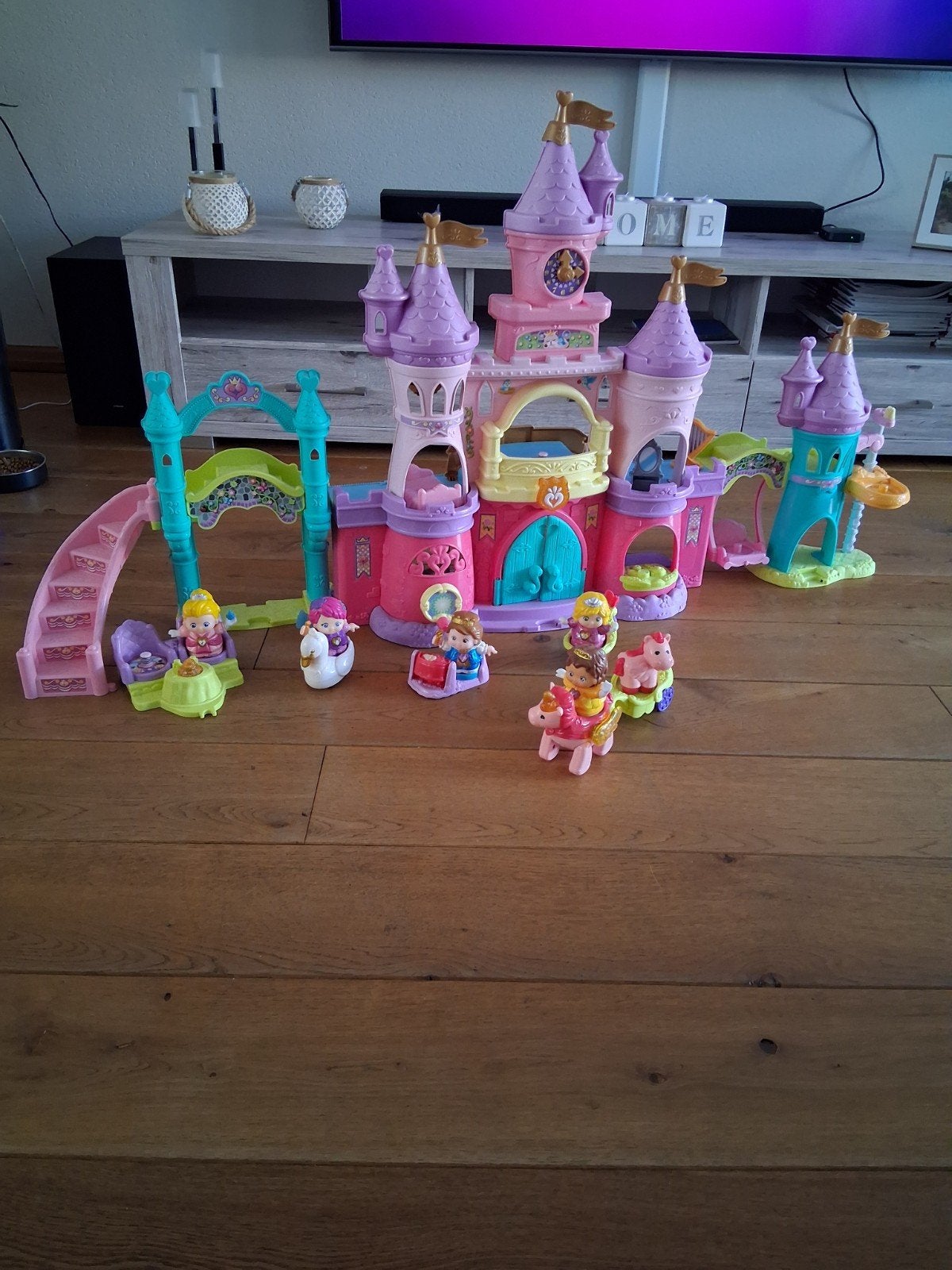 Fisher-Price Little People Kasteel met accessoires, Ophalen, Zo goed als nieuw, Meisje