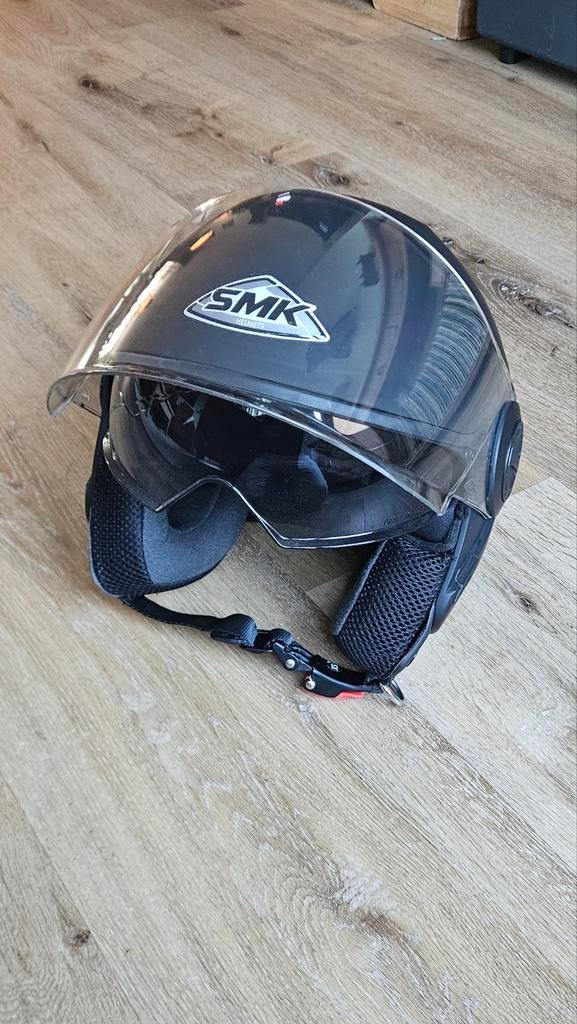 SMK scooter/motor Jethelm XS met zonnevizier nieuwstaat, Overige merken, XS, Jethelm, Kinderen