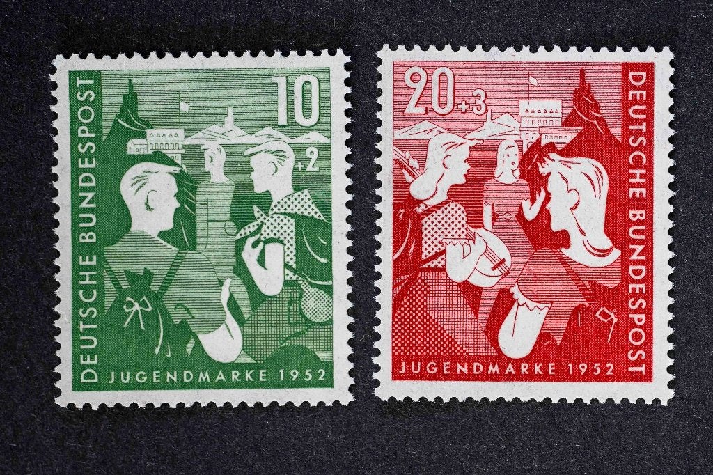 postzegels BRD 1952, Ophalen of Verzenden, BRD, Postfris