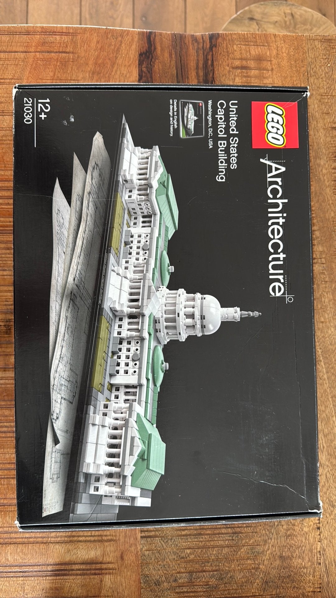 Te koop Lego Capitol Building, Architecture, Ophalen of Verzenden, Zo goed als nieuw, Complete set