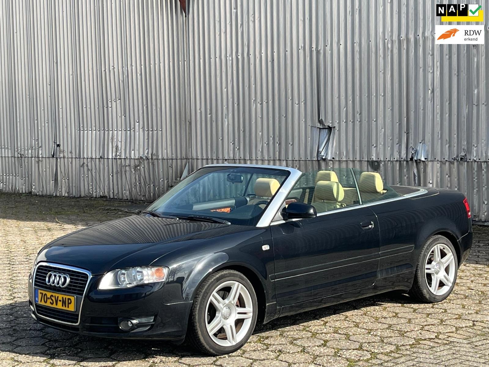 Audi A4 Cabriolet 1.8 Turbo Pro Line, Automatische klimaatregeling, Gebruikt, 4 cilinders, Cabriolet