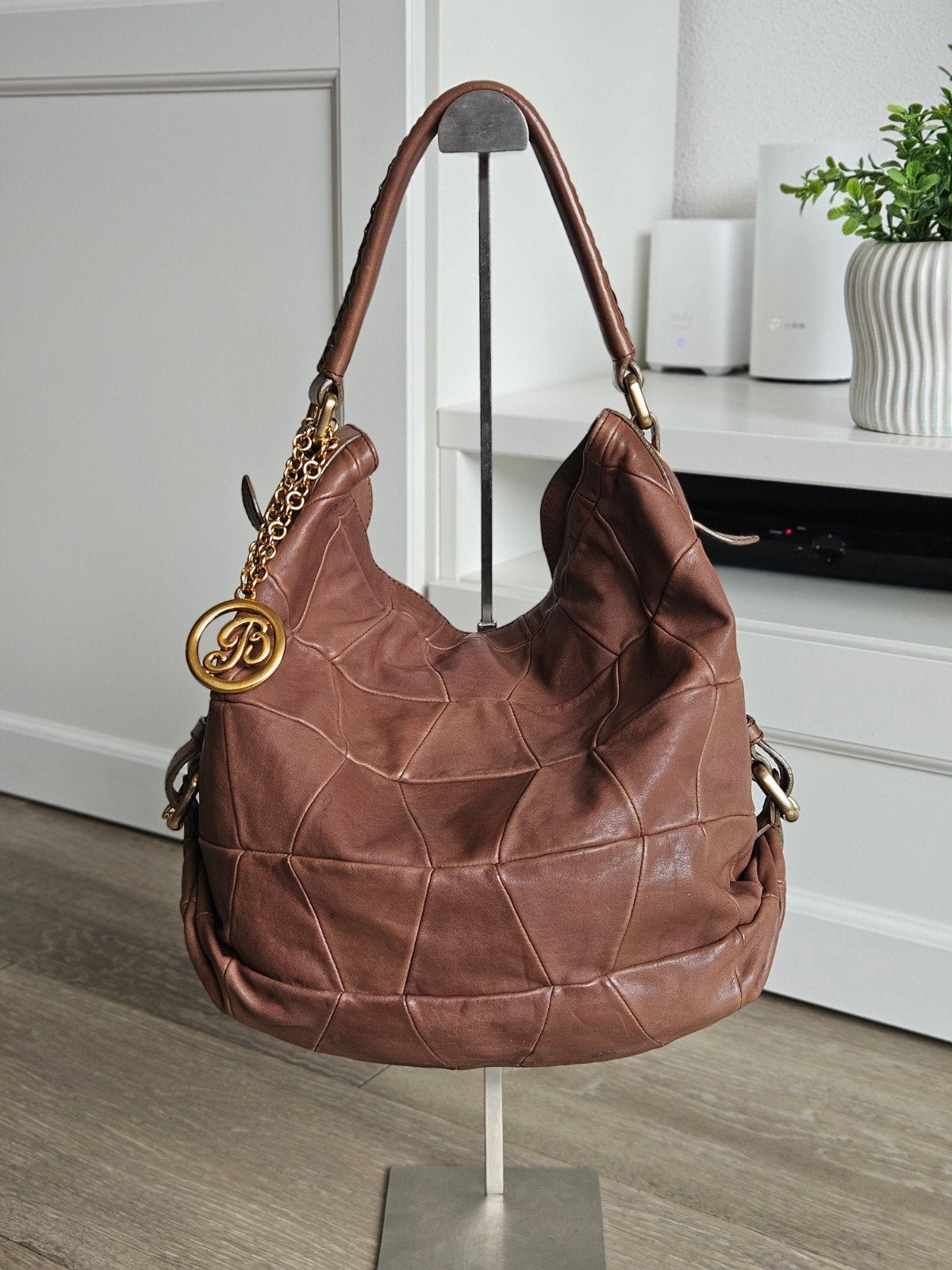 Bally Velosina Leren Handtas - Bruin, Ophalen of Verzenden