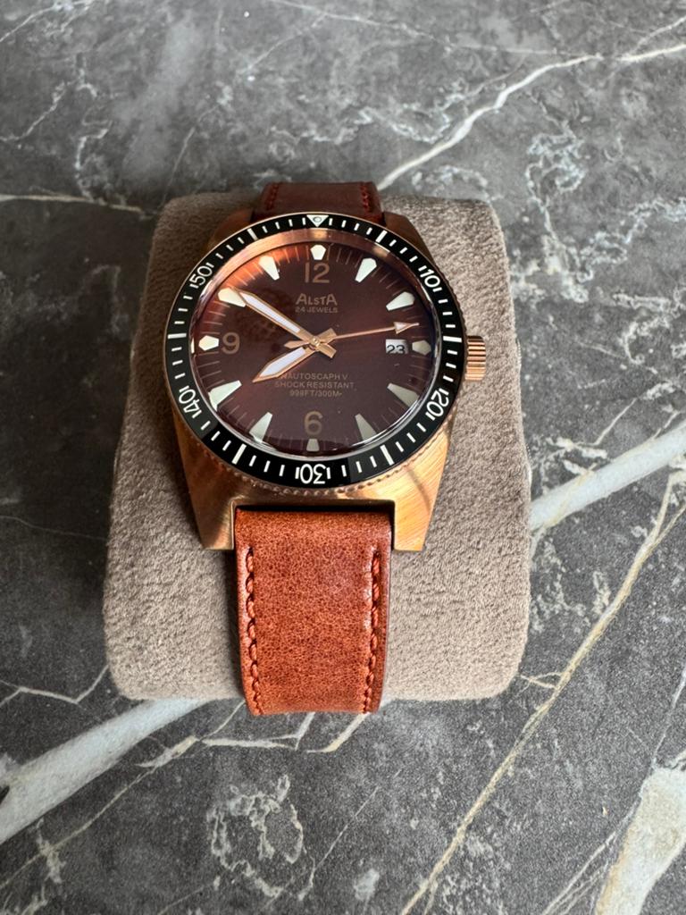 Alsta Nautoscaph V Horloge - Zo goed als nieuw, Sieraden, Tassen en Uiterlijk, Horloges | Heren, Overige merken, Overige materialen
