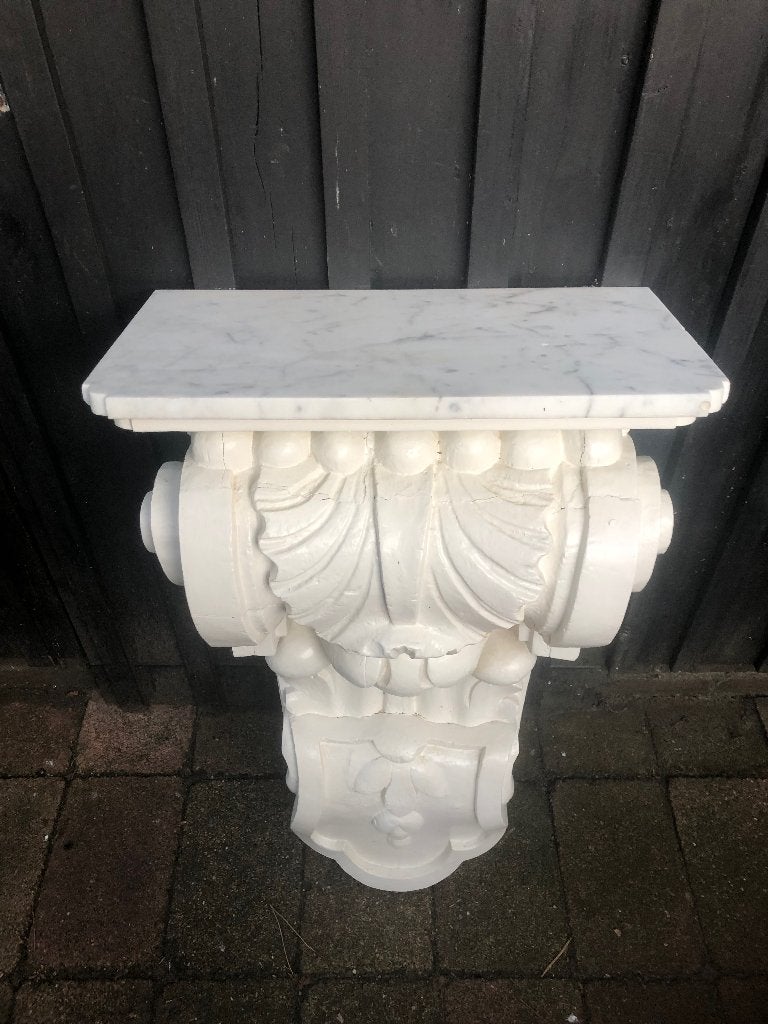 tuinornament consolle, Tuin en Terras, Ophalen of Verzenden, Gebruikt, Hout, Overige typen