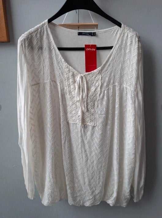 Bloes Paprika maat 6 = 54 nieuw, Kleding | Dames, Verzenden, Wit, Maat 46/48 (XL) of groter, Nieuw