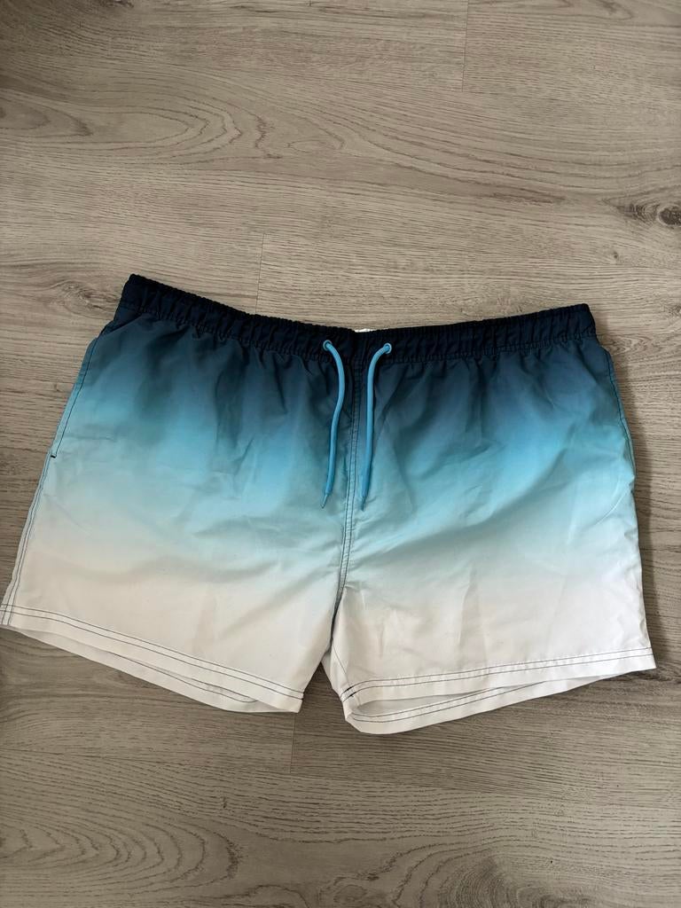 Primark zwemshort XXL blauw/wit - Nauwelijks gedragen, Kleding | Heren, Ophalen of Verzenden, Overige maten, Blauw, Zwemshort