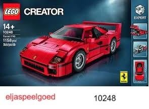 LEGO Creator Ferrari F40 – 10248 in ongeopende doos, Kinderen en Baby's, Speelgoed | Duplo en Lego, Nieuw, Lego, Complete set