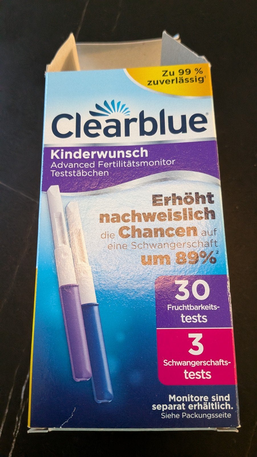 Clearblue ovulatietesten vruchtbaarheidsmonitor - 46 + 9, Ophalen of Verzenden, Nieuw, Overige typen