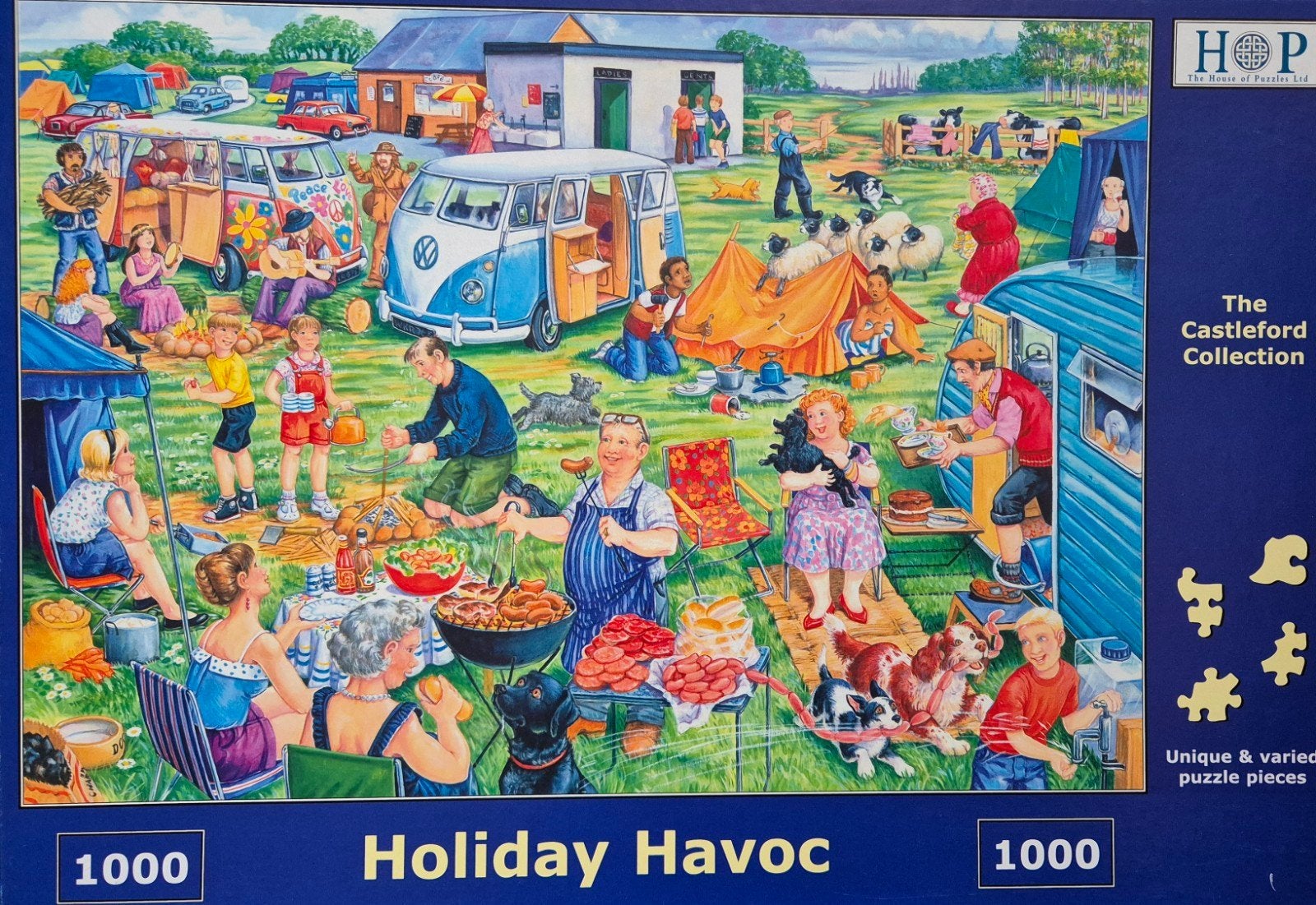 House of puzzles en Falcon puzzels 1000 stukjes, Hobby en Vrije tijd, Denksport en Puzzels, Ophalen of Verzenden, 500 t/m 1500 stukjes
