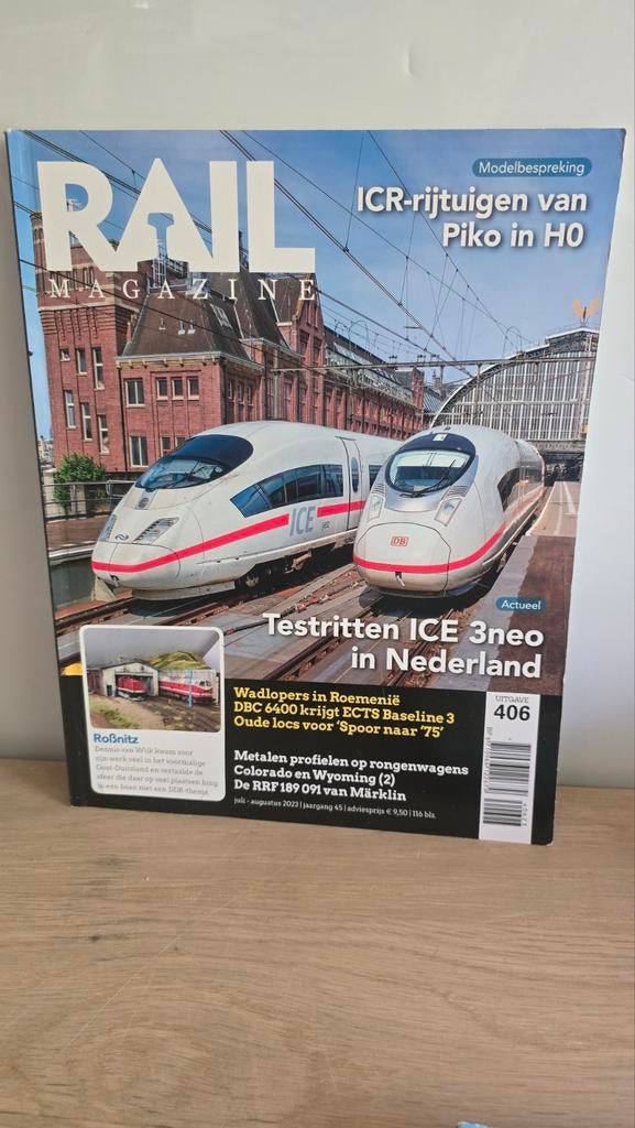 Rail Magazine Uitgave 406 - Juli-Augustus 2023, Ophalen of Verzenden