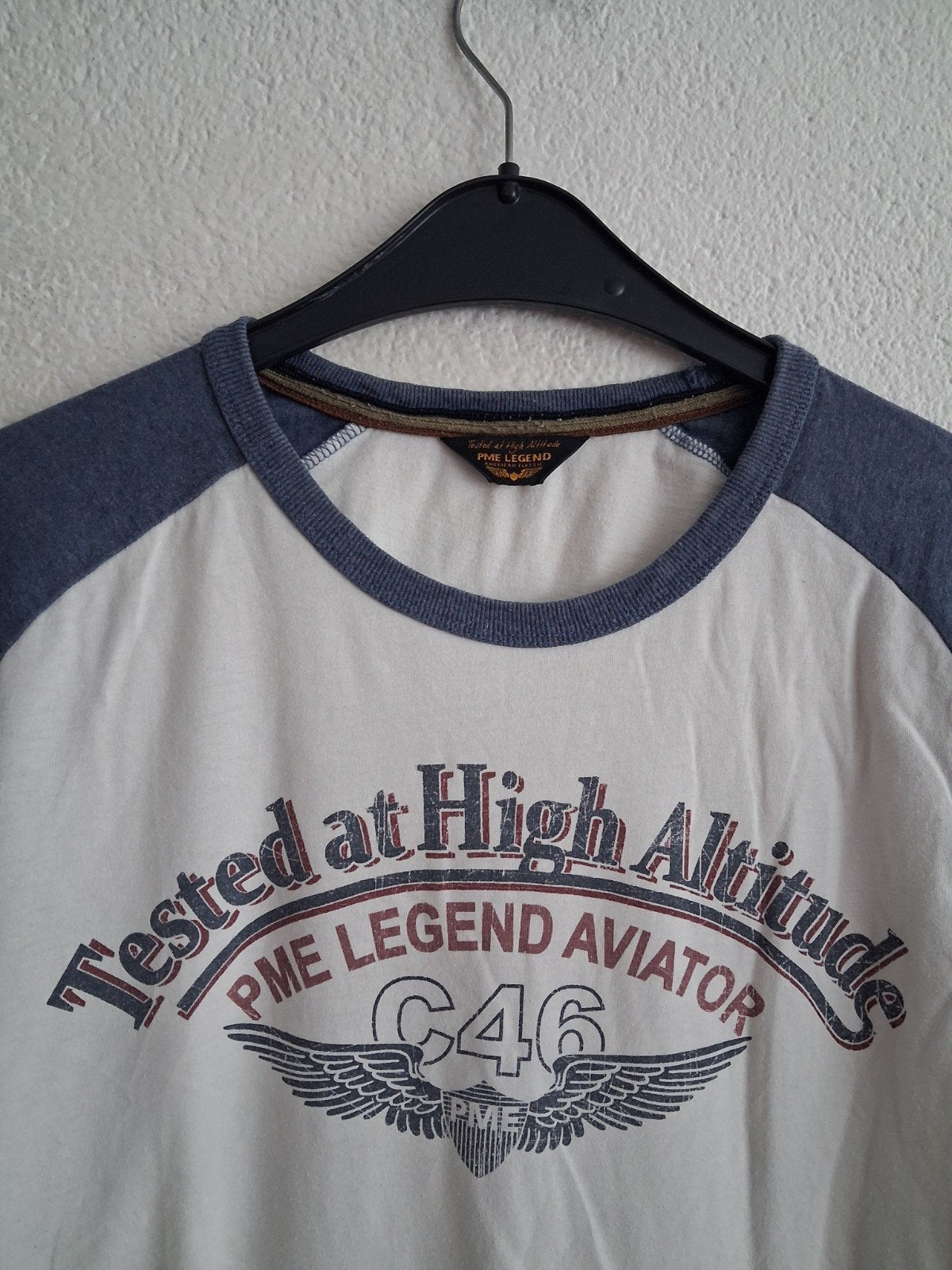 PME Legend T-shirt "Tested at High Altitude" Maat L, Maat 52/54 (L), Wit, Ophalen of Verzenden, PME Legend