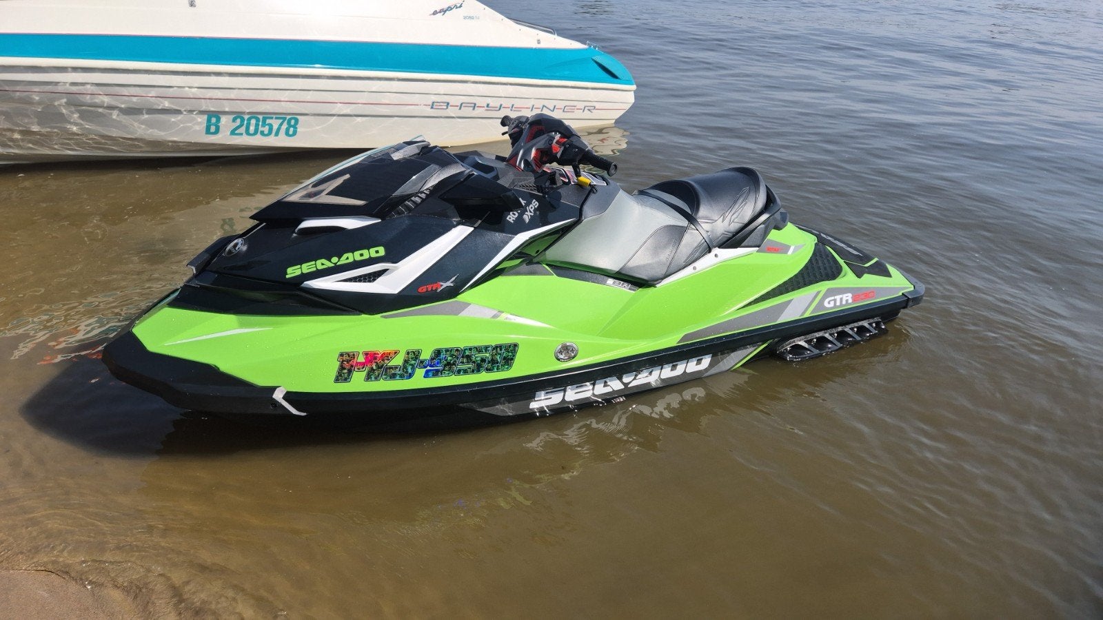 Sea-Doo GTR 230 Jetski met trailer - Zo goed als nieuw, Watersport en Boten, Ophalen, Zo goed als nieuw, Benzine, 200 pk of meer