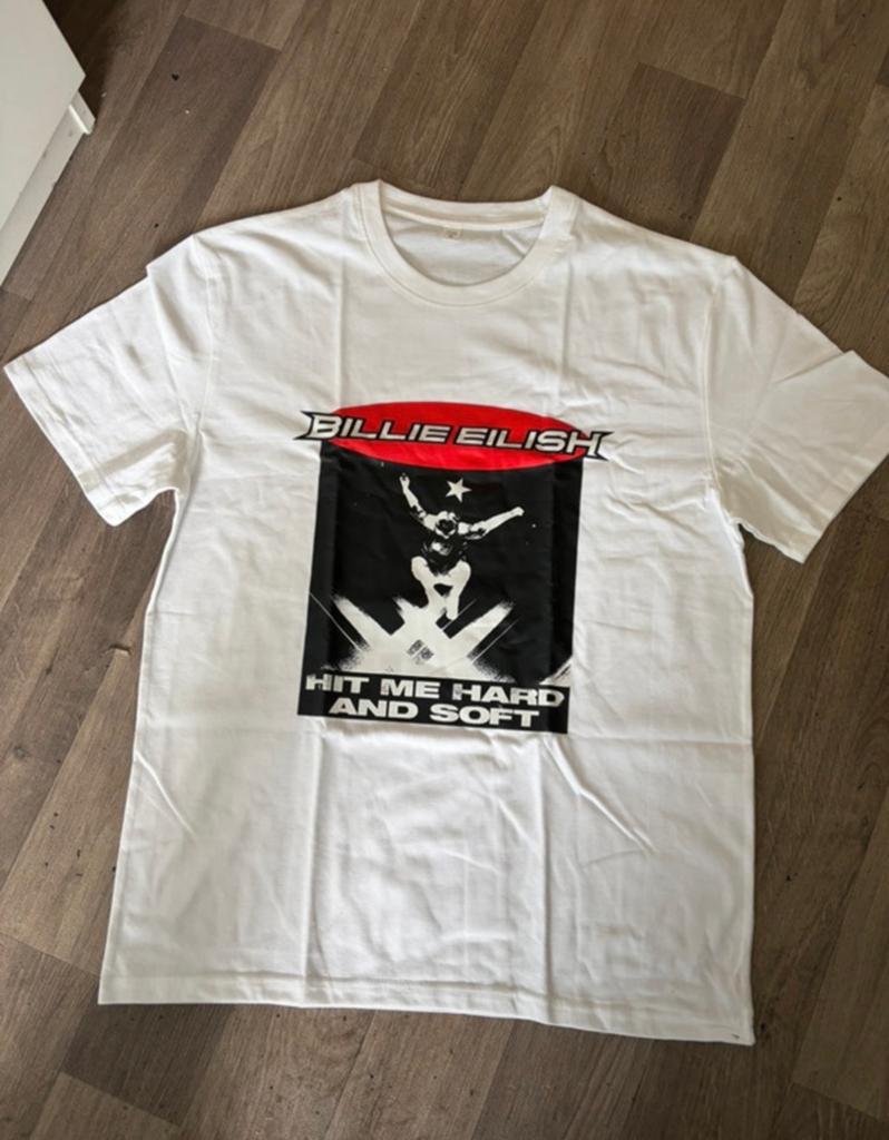 Nieuw Billie Eilish T-shirt Maat M, Maat 38/40 (M), Verzenden, Wit, Nieuw