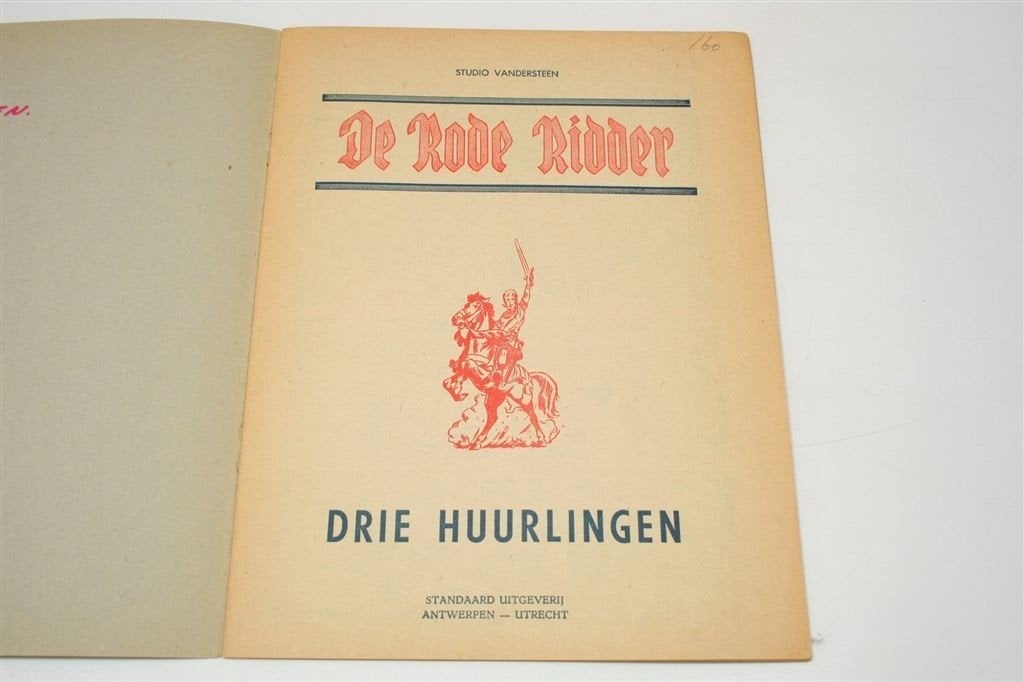 De Rode Ridder, 3 Huurlingen — Vandersteen — 1e druk 1969, Eén stripboek, Ophalen of Verzenden, Gelezen