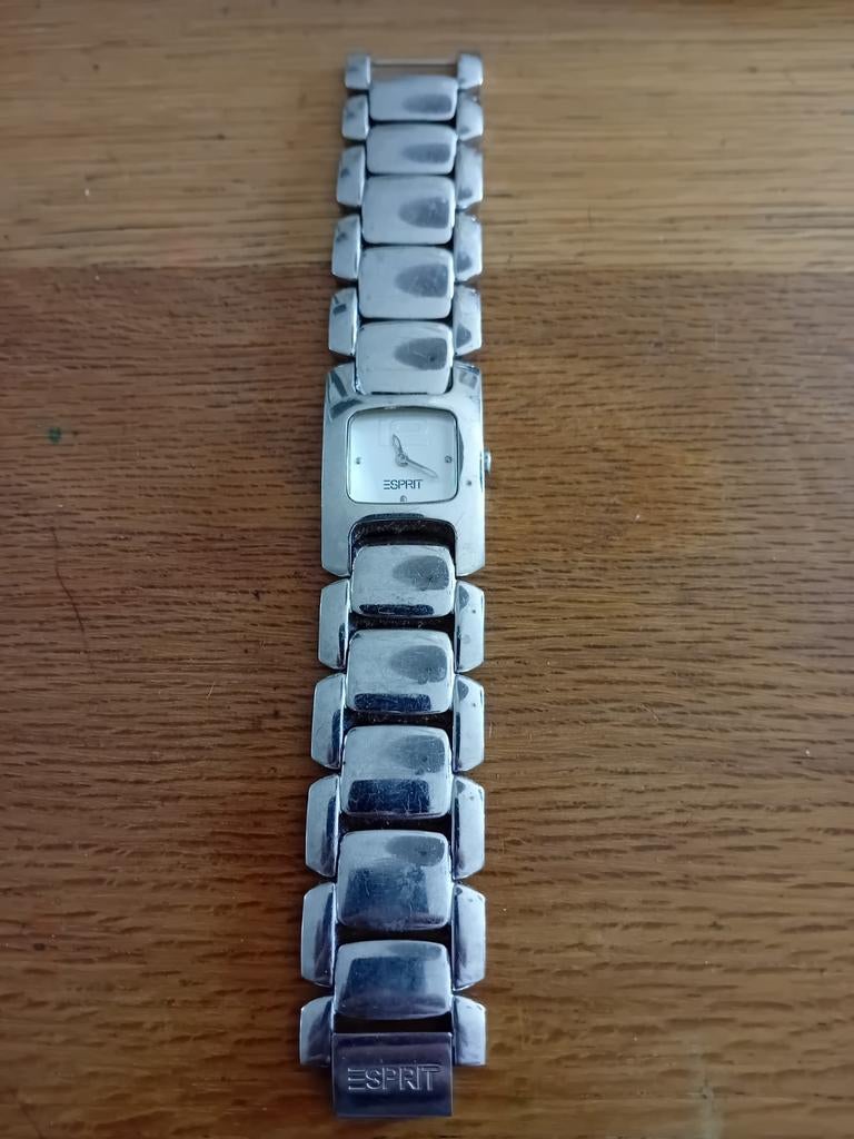Esprit dameshorloge - Stijlvol en tijdloos zwaar model, Sieraden, Tassen en Uiterlijk, Horloges | Dames, Staal, Gebruikt, Staal