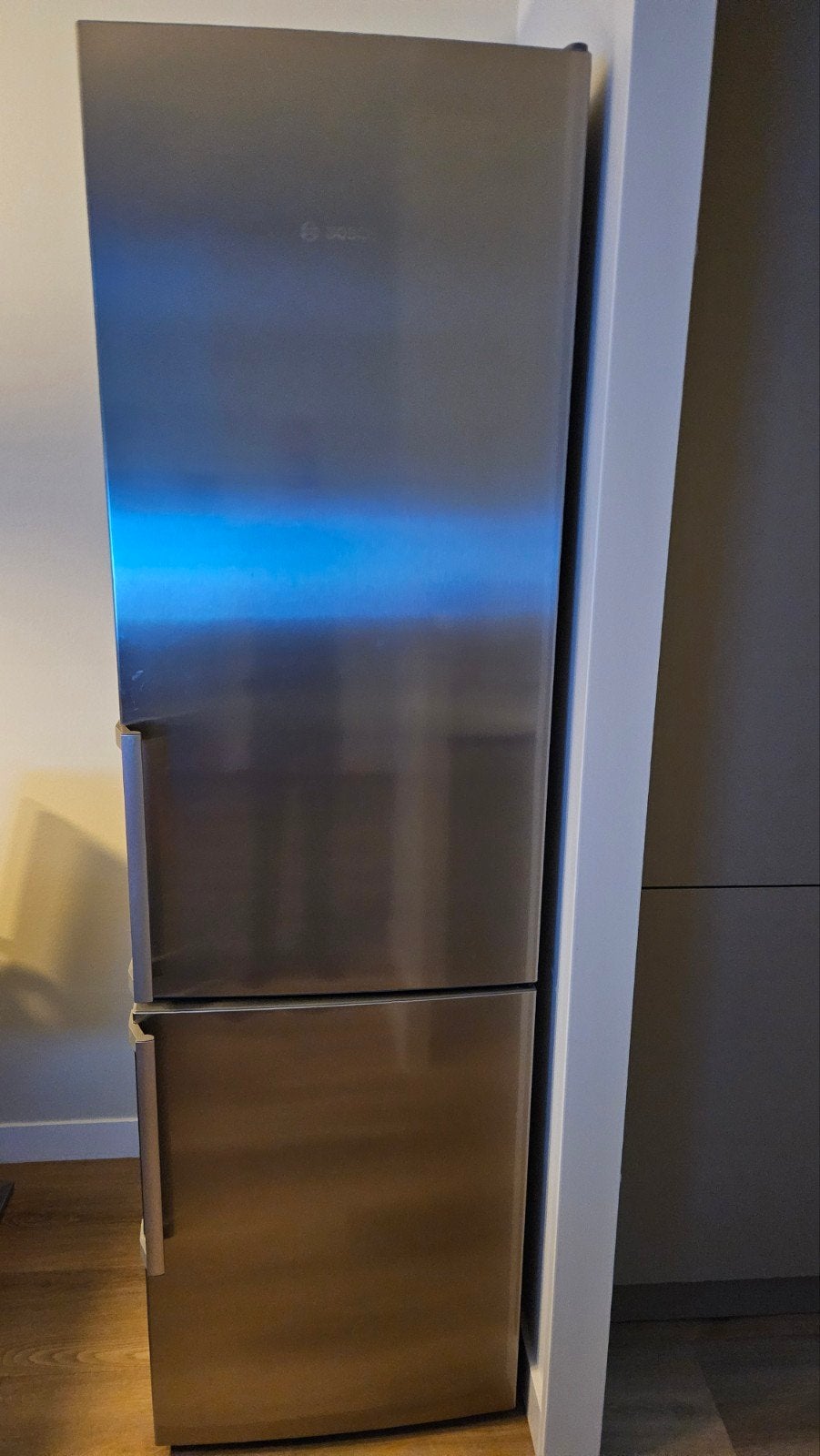 Bosch KGE39MI40 Koel-vriescombinatie RVS, Witgoed en Apparatuur, Gebruikt, 200 liter of meer, 60 cm of meer, Met aparte vriezer