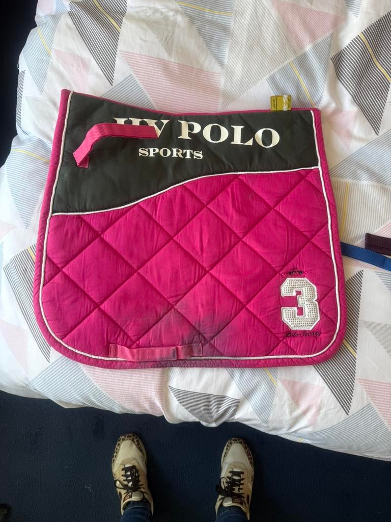 Gaaf roze HV Polo dekje (full dressuur), Ophalen of Verzenden, Zo goed als nieuw