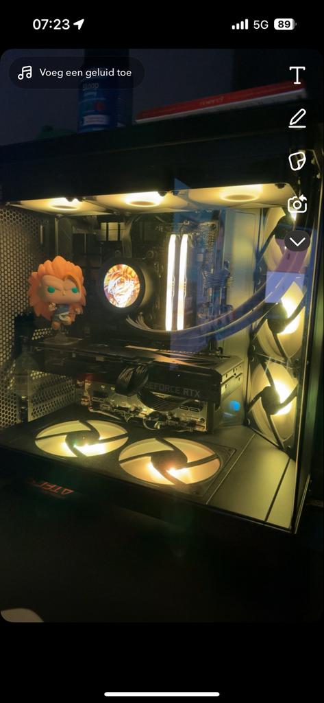 Gaming PC met RTX 3070 TI, Ryzen 7 7700x, 32GB DDR5, Ophalen, 32 GB, Zo goed als nieuw, Gaming