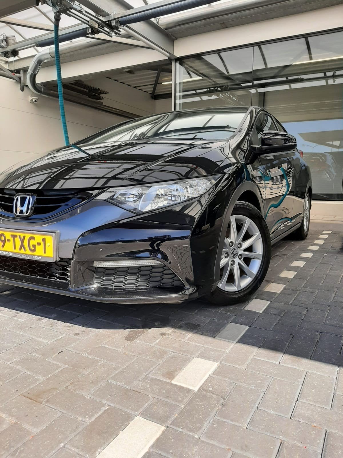 Honda Civic 1.4 I 5DR 2012 Zwart, Auto's, Voorwielaandrijving, 4 cilinders, 1156 kg, Zwart
