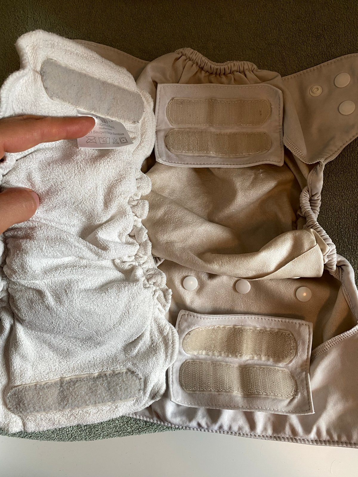 Complete set wasbare luiers, Ophalen of Verzenden, Zo goed als nieuw