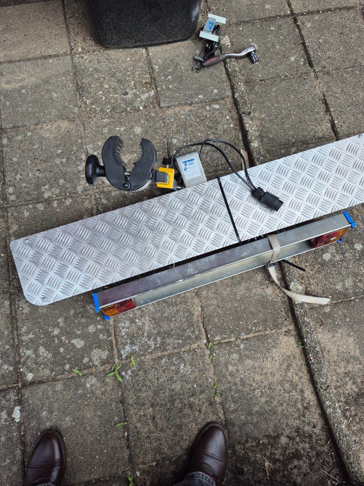 Scooterdrager met verlichtingsbalk, Auto diversen, Aanhangers en Bagagewagens, Ophalen of Verzenden
