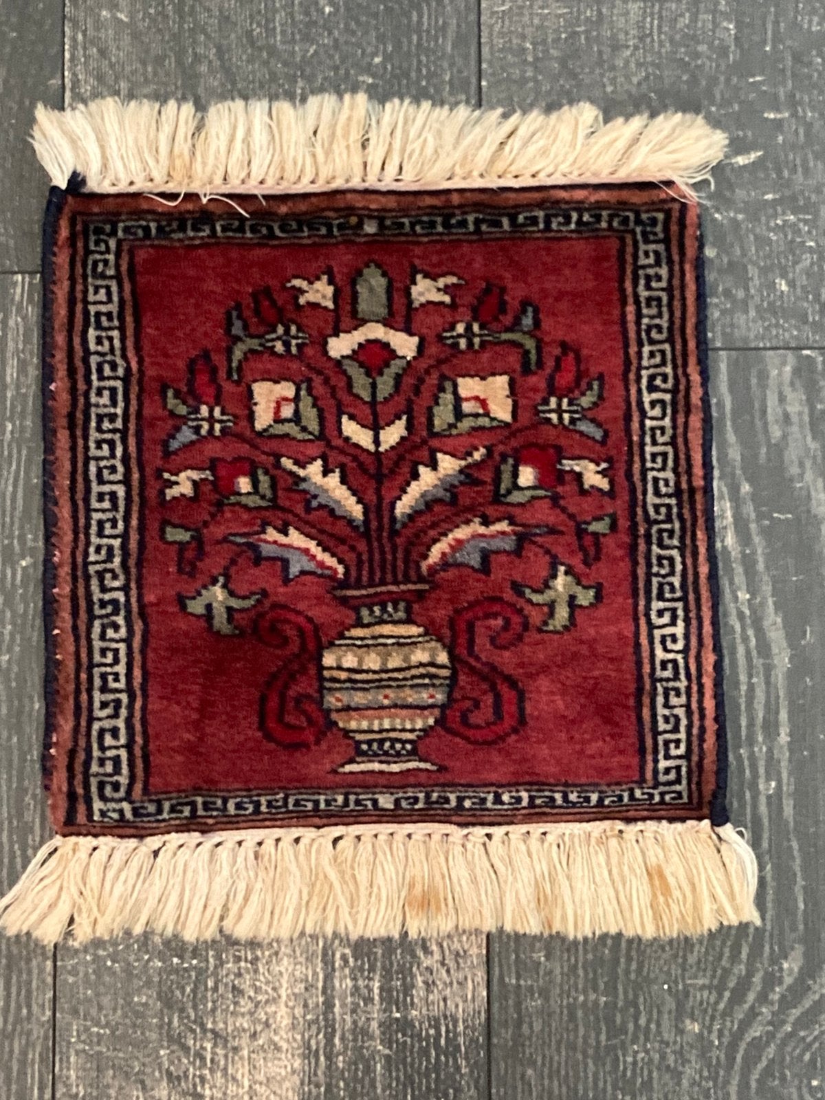 Klein Perzisch kleedje (010725), Ophalen of Verzenden, Rechthoekig, 50 tot 100 cm, Minder dan 50 cm