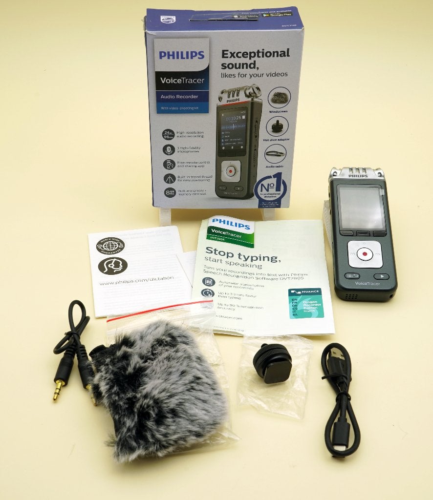 Philips DVT7110 VoiceTracer/memorecorder - 8GB - WiFi - App, Audio, ., Nieuw, Ophalen of Verzenden