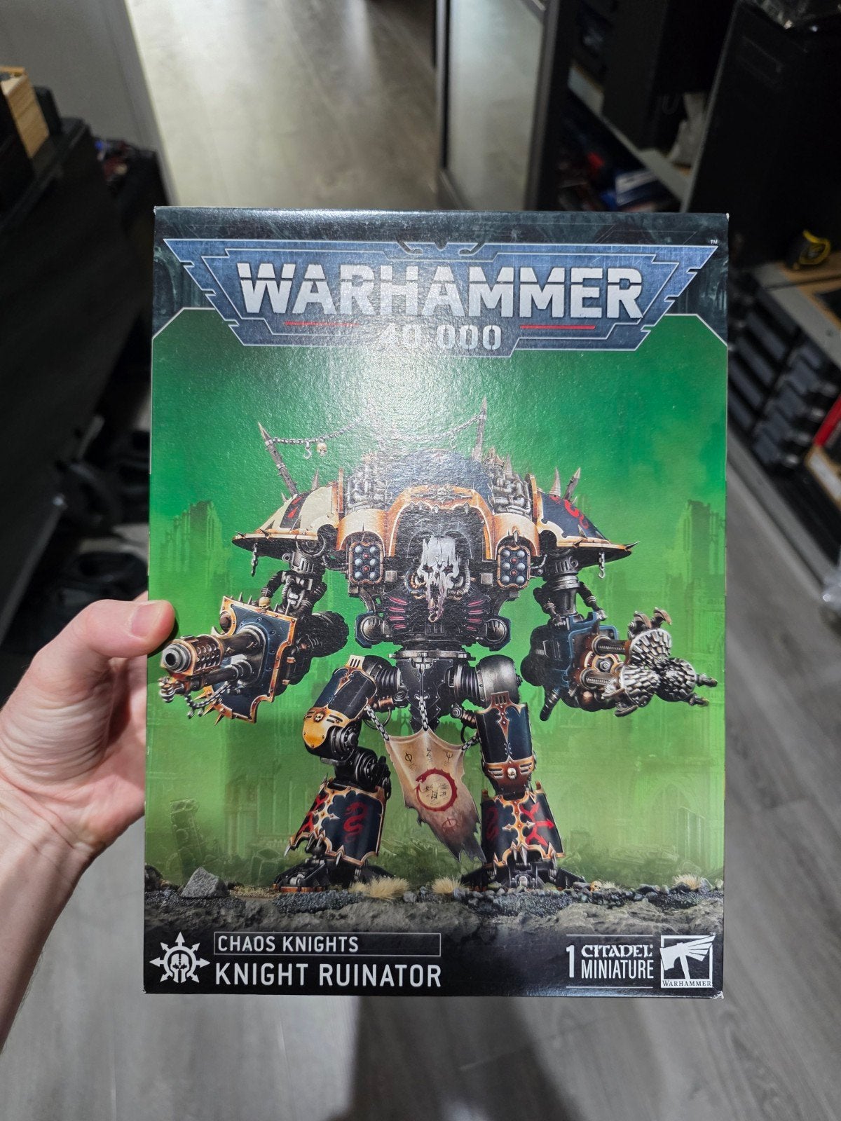 Warhammer 40.000 – Chaos Knights Knight Ruinator, Hobby en Vrije tijd, Ophalen of Verzenden, Nieuw, Warhammer, Figuurtje(s)