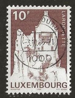 Luxemburg 76, kasteel, Verzenden, Luxemburg, Gestempeld