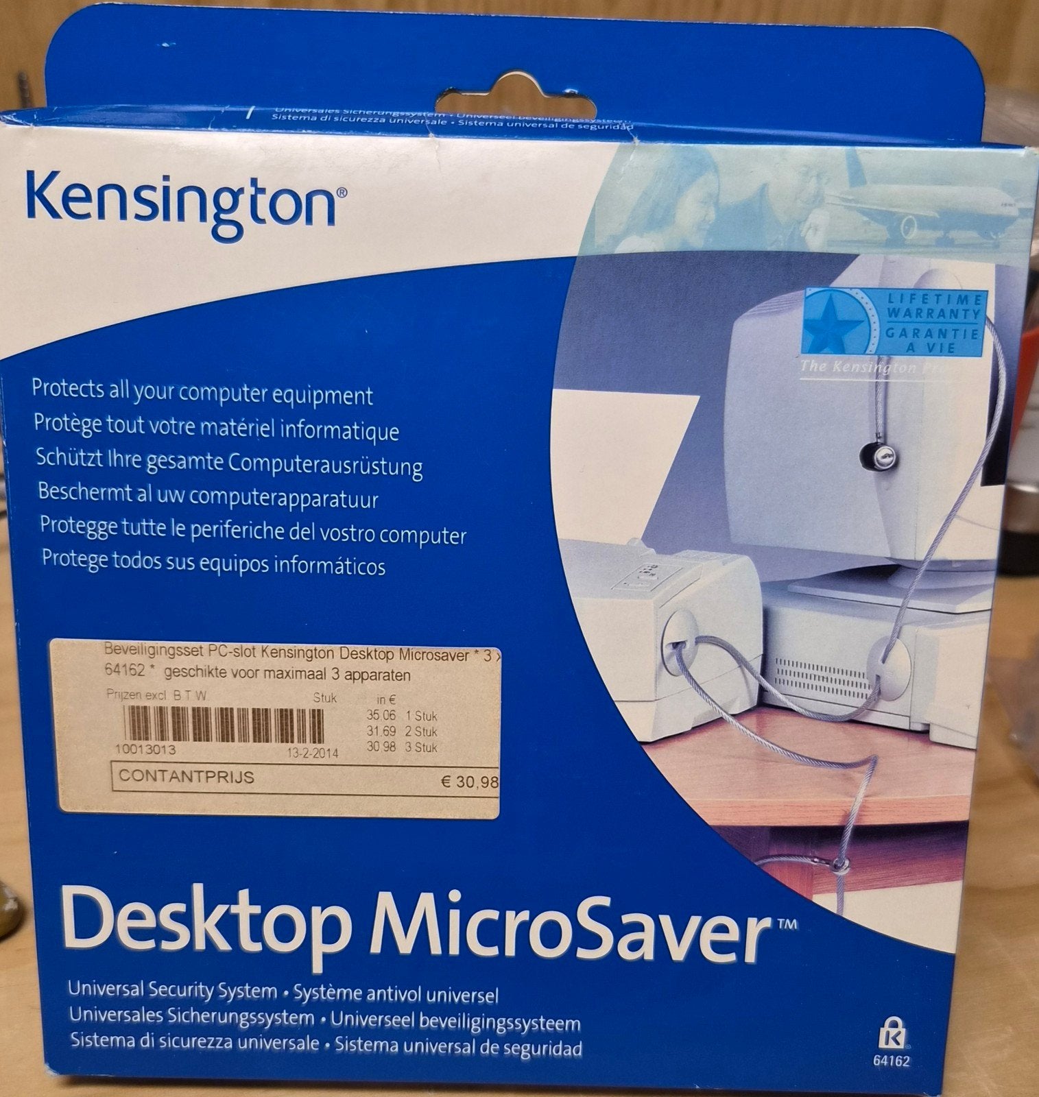 Kensington Desktop MicroSaver Universeel Beveiligingssysteem, Computers en Software, Antivirus- en Beveiligingssoftware, Ophalen of Verzenden