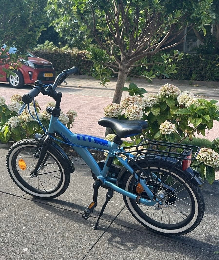 Loekie Snake kinderfiets 16 inch - Zo goed als nieuw, Fietsen en Brommers, Fietsen | Kinderfietsjes, Ophalen, Zo goed als nieuw