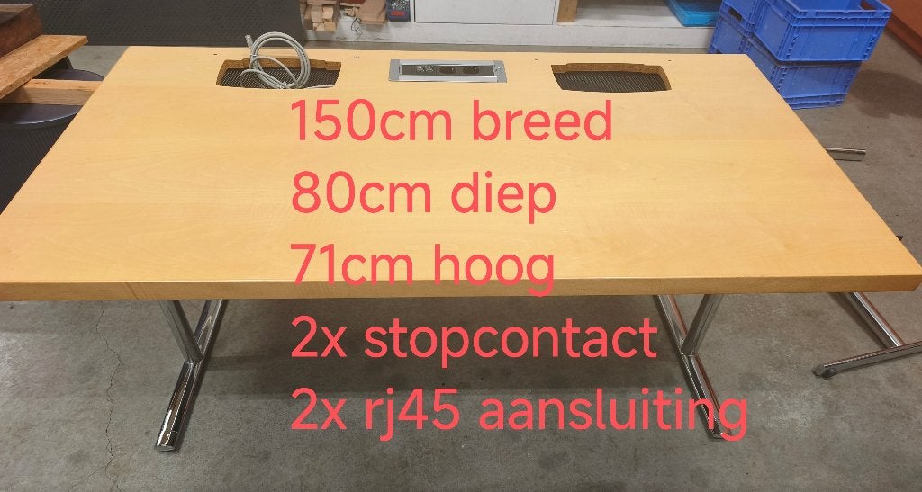 bureau tafel game tafel, Ophalen, Kabelgoot, Gebruikt, Computerbureau