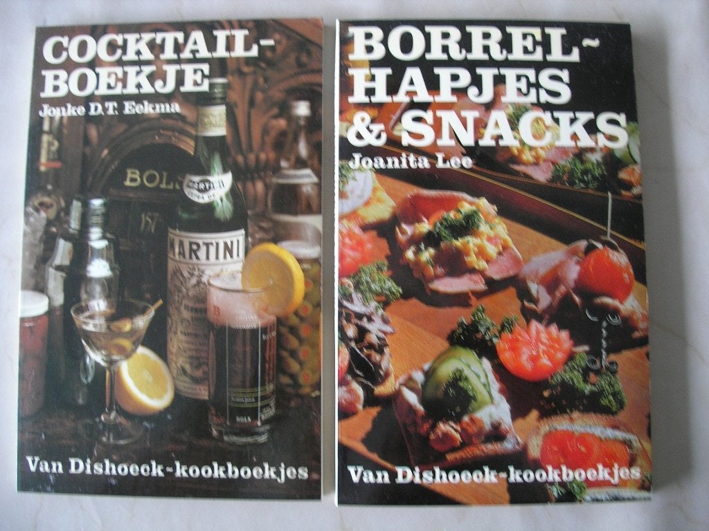 Cocktailboekje + Borrelhapjes en snacks, Ophalen of Verzenden, Gelezen, Tapas, Hapjes en Dim Sum