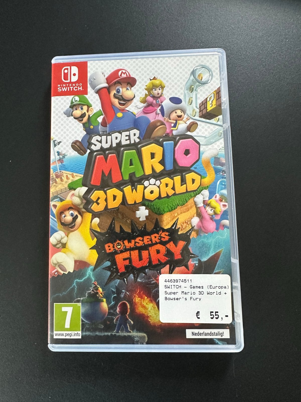 Super Mario 3D World + Bowser's Fury - Nintendo Switch, Eén computer, Ophalen of Verzenden, Zo goed als nieuw, 3 spelers of meer