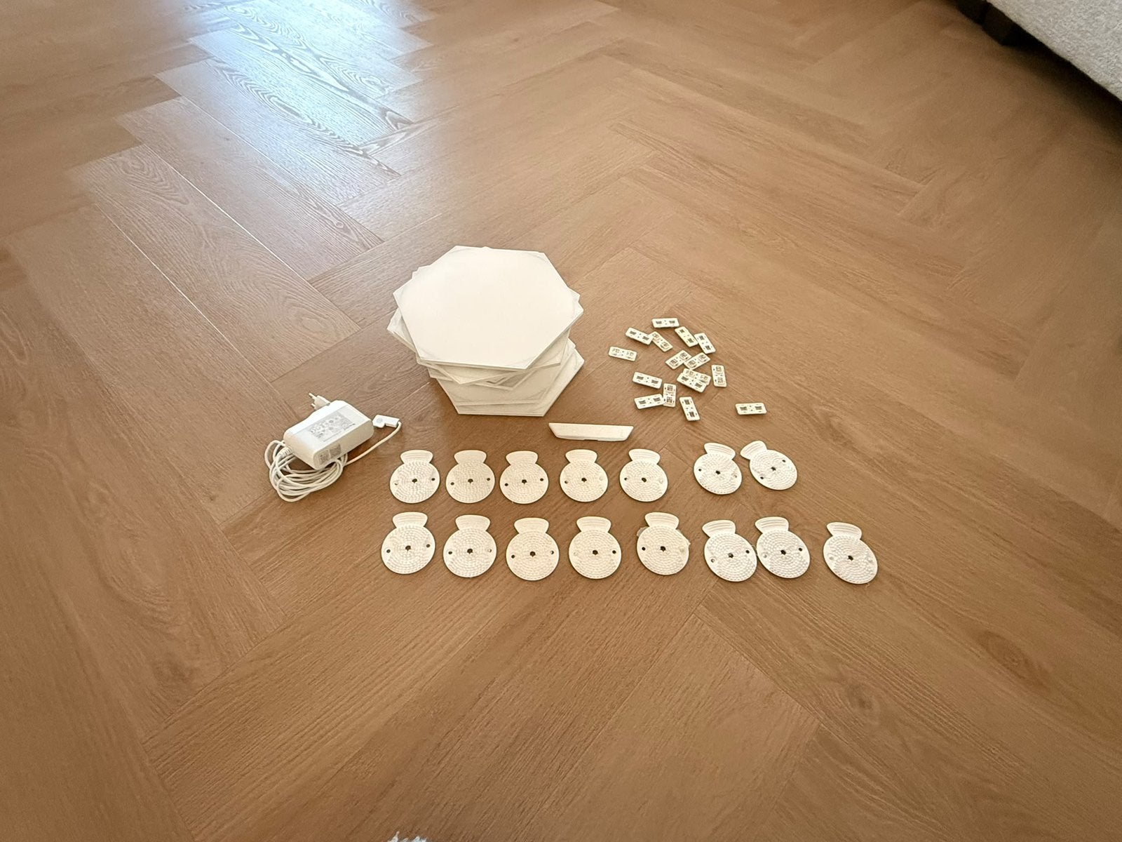 Nanoleaf Shapes Hexagons – 15 stuks compleet met voeding, Ophalen of Verzenden