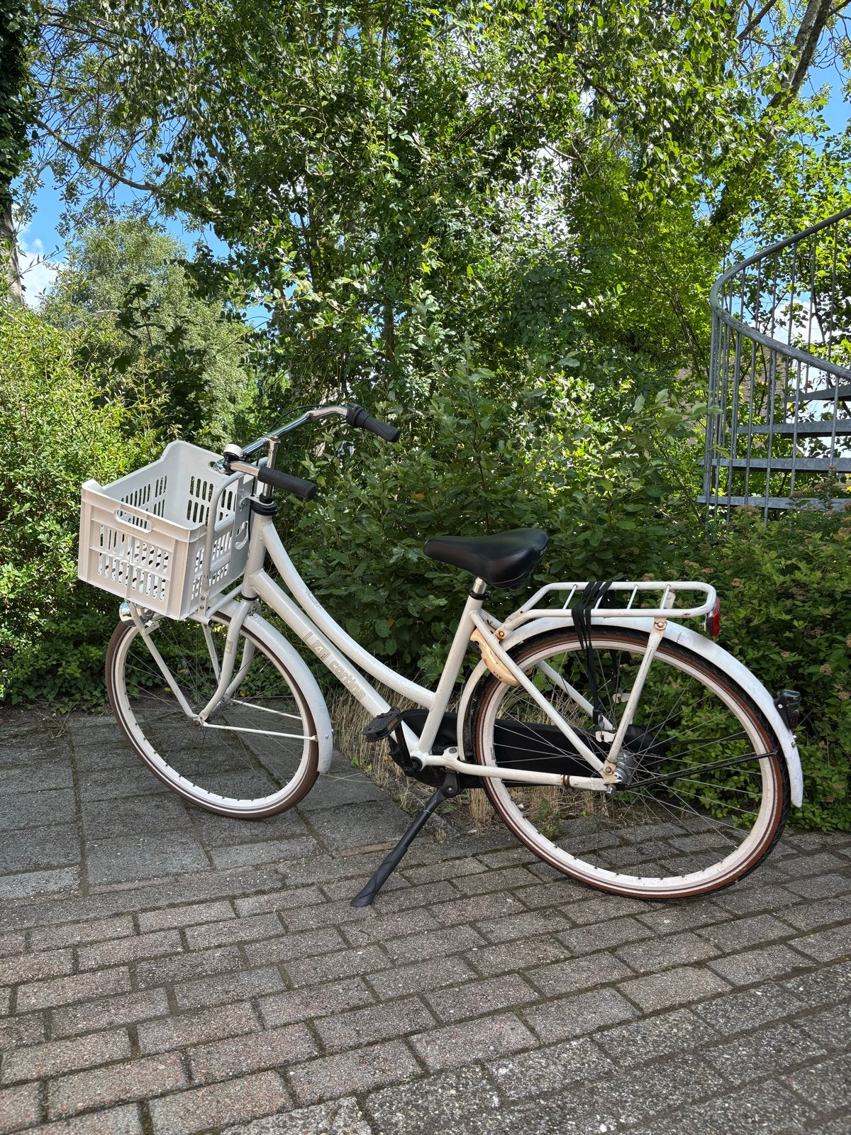 Cortina U4 Transportfiets Dames - Wit met 3 versnellingen, Fietsen en Brommers, Fietsen | Dames | Damesfietsen, Versnellingen