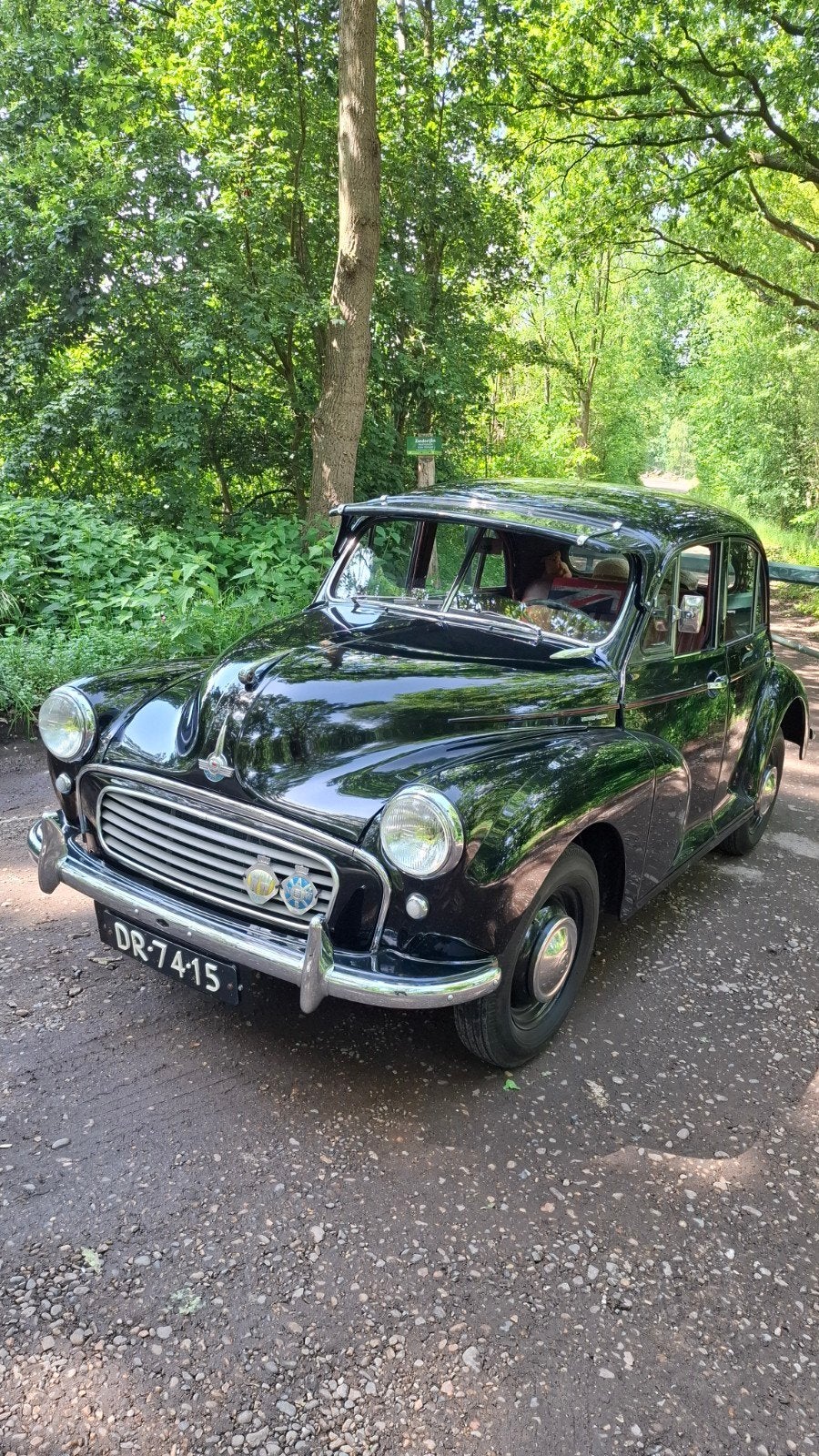 Morris Minor 1.1 1956 Zwart, Auto's, Oldtimers, Particulier, Benzine, Sedan, Handgeschakeld, Geïmporteerd, Zwart, Overige kleuren