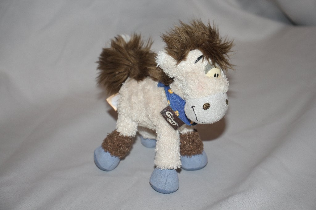 Klein Paard Galupy ( vriend van diddle) 14cm knuffel pluche, Paard, Overige merken, Overige karakters, Ophalen of Verzenden