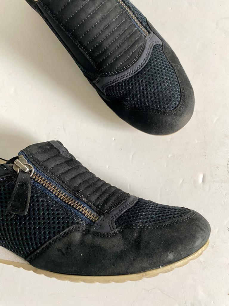 H562 Gabor Comfort maat 38=5 W=G schoenen sneakers d-blauw, Blauw, Gabor, Ophalen of Verzenden, Sneakers of Gympen