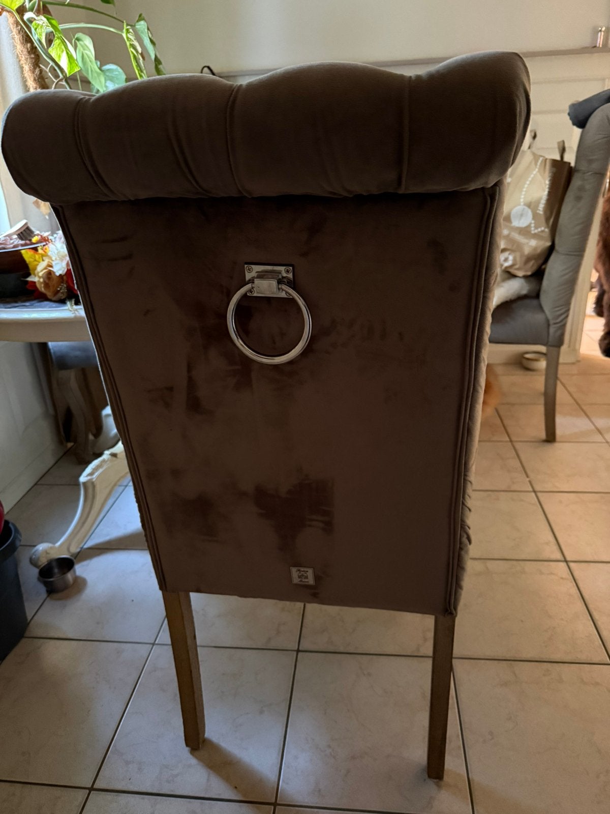 Eetkamer stoelen en tafel zie foto’s gratis, Ophalen, Gebruikt, 4 tot 6 stoelen