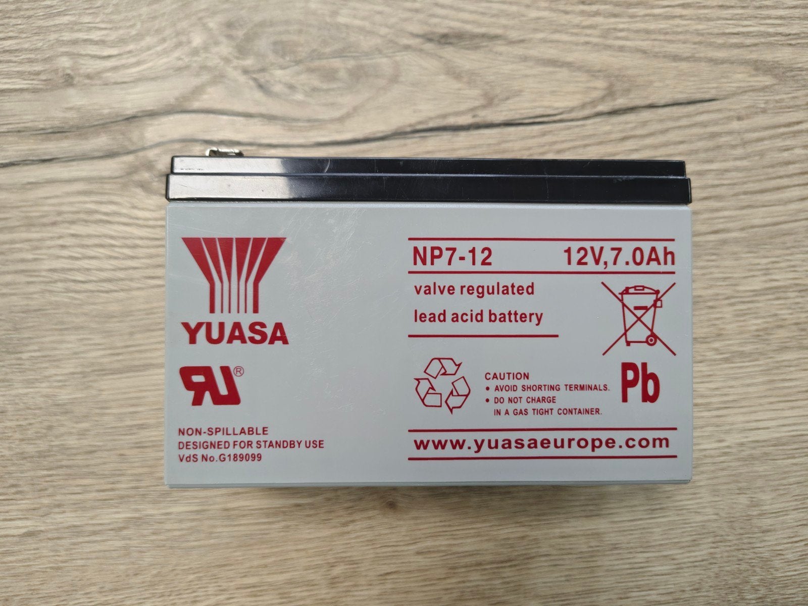 Yuasa NP7-12 Loodaccu 12V 7Ah - Nieuwstaat, Nieuw, Universele onderdelen