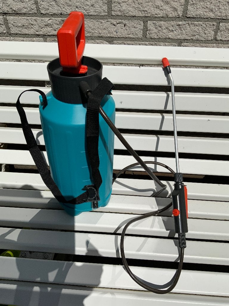 Gardena drukspuit 5 ltr., Tuin en Terras, Bestrijdingsmiddelen, Ophalen, Zo goed als nieuw, Onkruidbestrijding