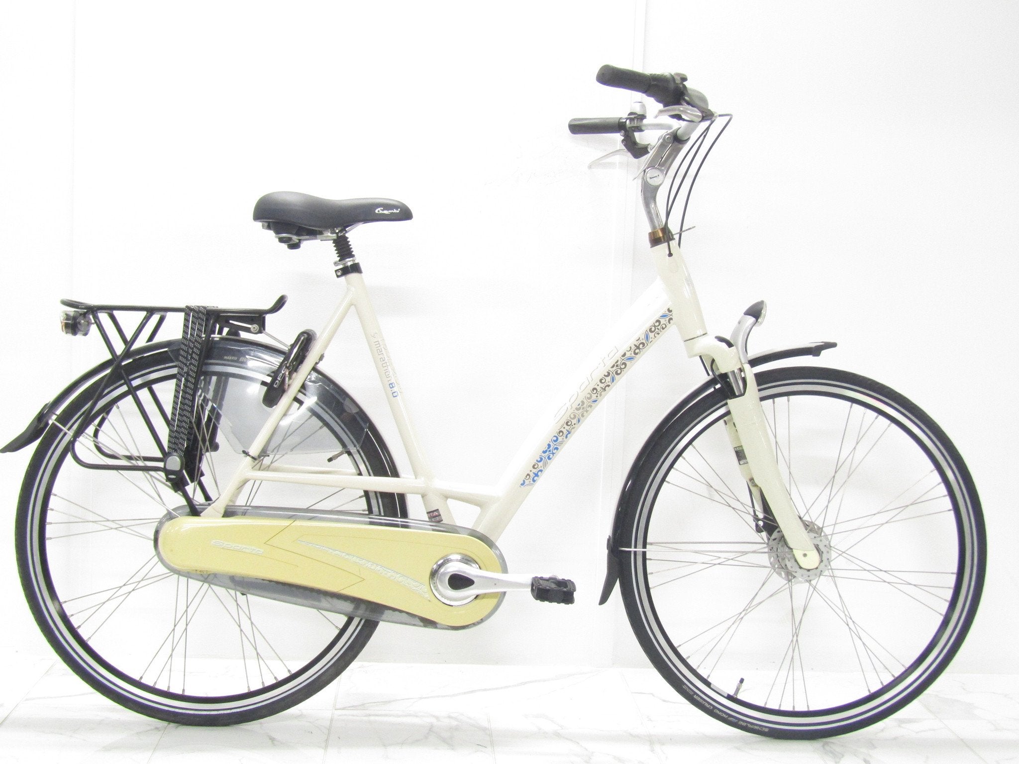 Sparta Marathon wit dames 60cm 28inch, Fietsen en Brommers, Fietsen | Dames | Damesfietsen, 56 cm of meer, Gebruikt, Sparta, Versnellingen