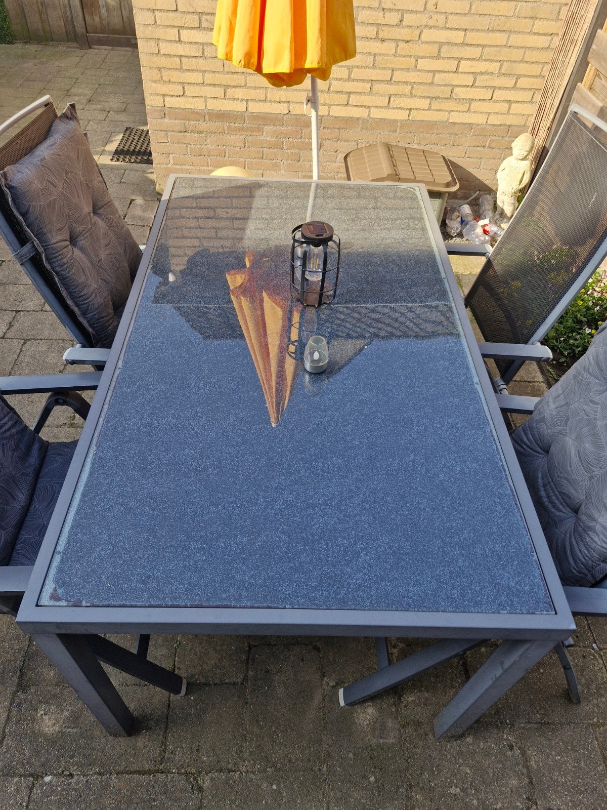 Tuintafel 95cm x 170cm, Ophalen, Gebruikt, Rechthoekig