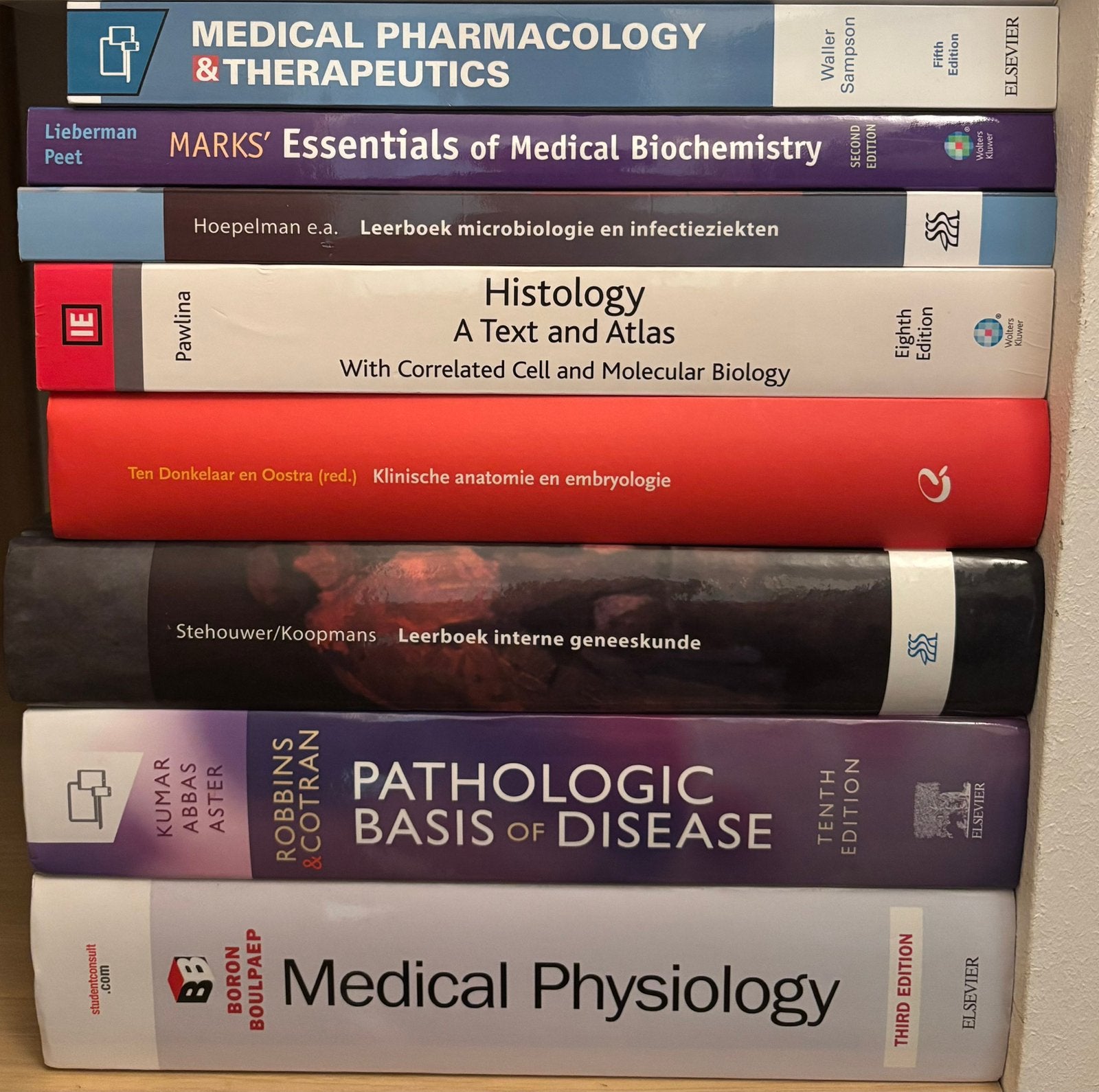 Studieboeken Geneeskunde, Ophalen, Beta, Zo goed als nieuw, WO
